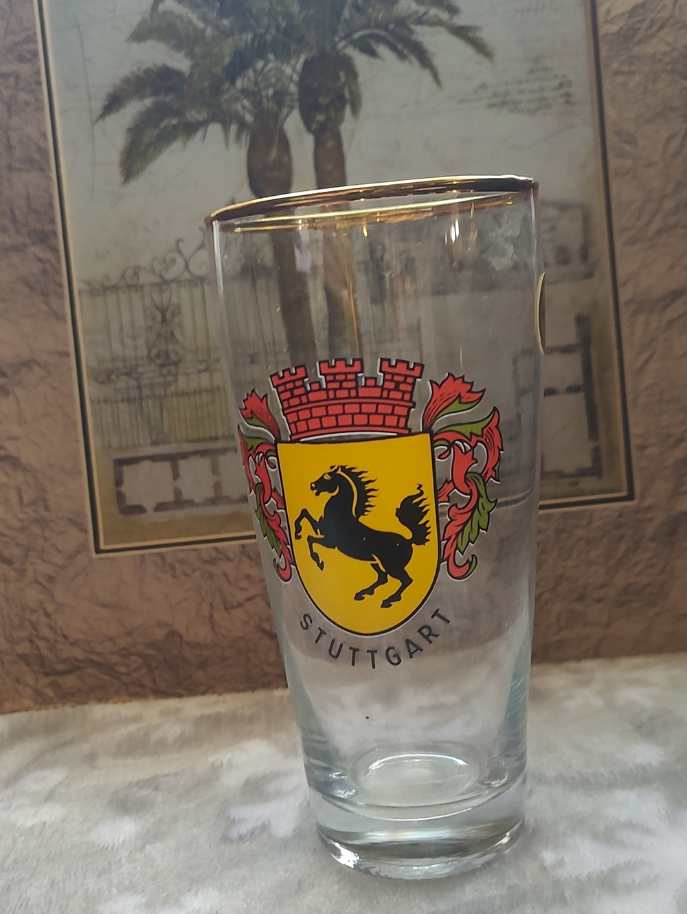 German Glass/Stuttgart//Crest Gold-Rimmed - Picture 6 of 8